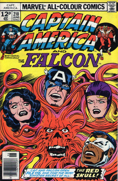 Cover for Captain America (Marvel, 1968 series) #210 [British]