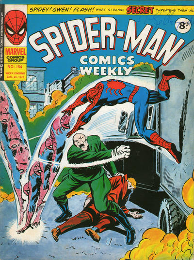 Cover for Spider-Man Comics Weekly (Marvel UK, 1973 series) #154