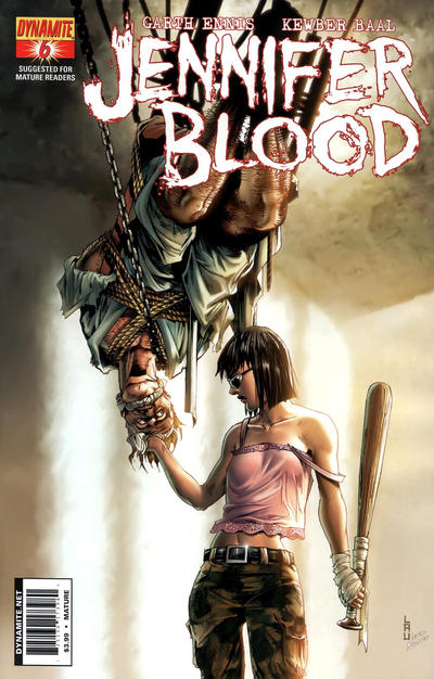 Cover for Jennifer Blood (Dynamite Entertainment, 2011 series) #6 [Cover B Jonathan Lau]
