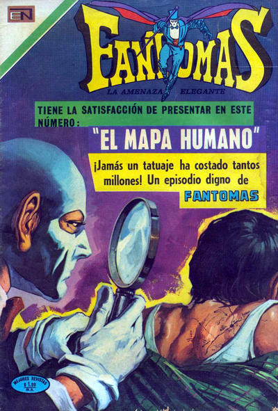 Cover for Fantomas (Editorial Novaro, 1969 series) #68