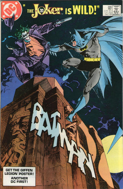 Cover for Batman (DC, 1940 series) #366 [Direct]