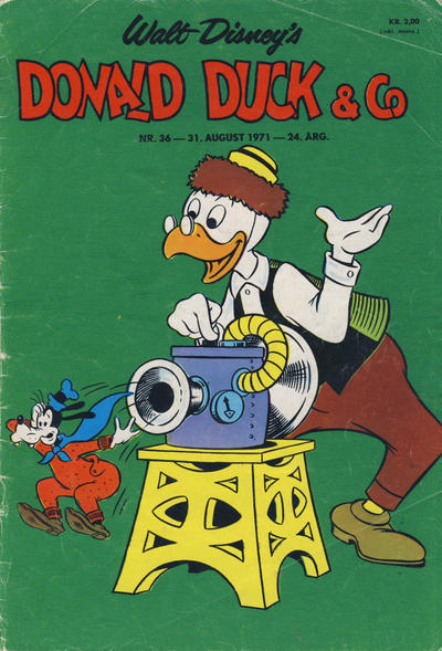 Cover for Donald Duck & Co (Hjemmet / Egmont, 1948 series) #36/1971