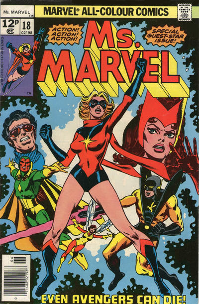 Cover for Ms. Marvel (Marvel, 1977 series) #18 [British]