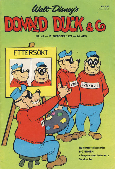 Cover for Donald Duck & Co (Hjemmet / Egmont, 1948 series) #42/1971