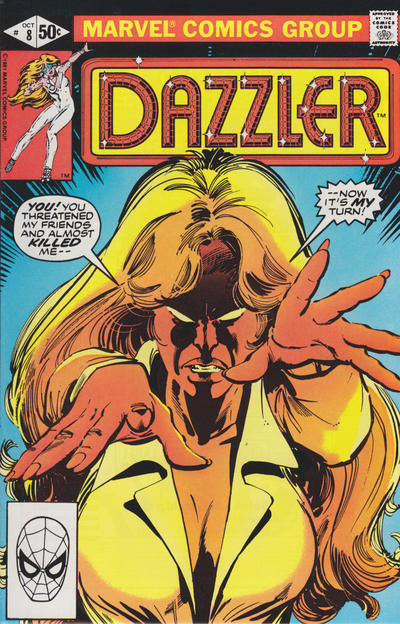 Cover for Dazzler (Marvel, 1981 series) #8 [Direct]