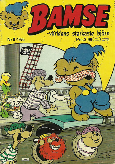 Cover for Bamse (Semic, 1976 series) #8/1976