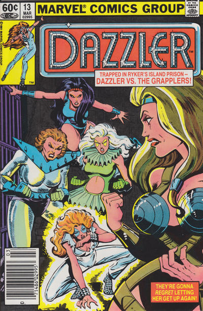 Cover for Dazzler (Marvel, 1981 series) #13 [Newsstand]