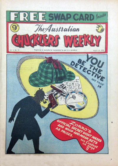 Cover for Chucklers' Weekly (Consolidated Press, 1954 series) #v5#18