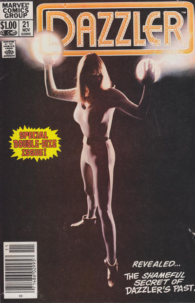 Cover for Dazzler (Marvel, 1981 series) #21 [Newsstand]