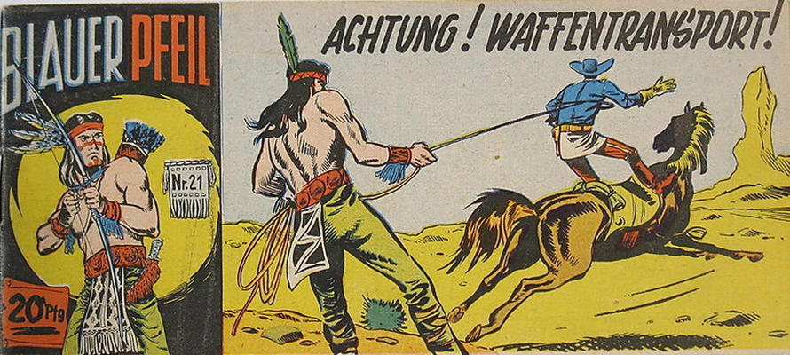 Cover for Blauer Pfeil (Lehning, 1954 series) #21