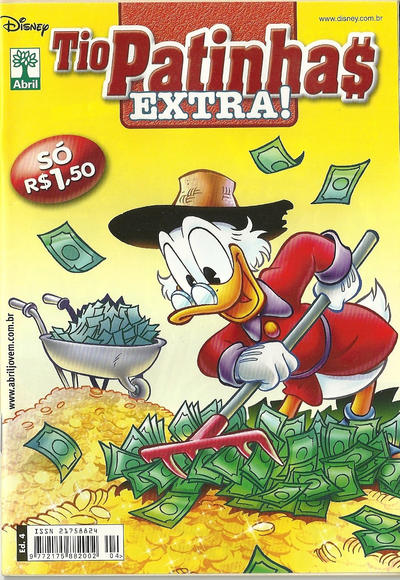 Cover for Tio Patinhas Extra! (Editora Abril, 2009 series) #4