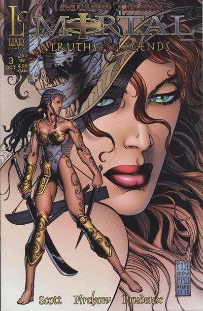 Cover for More Than Mortal: Truths & Legends (Liar Comics, 1998 series) #3