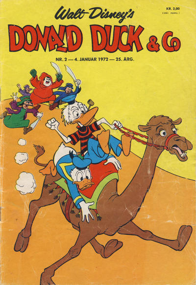 Cover for Donald Duck & Co (Hjemmet / Egmont, 1948 series) #2/1972
