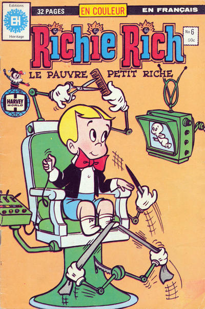 Cover for Richie Rich (Editions Héritage, 1978 series) #6