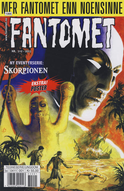Cover for Fantomet (Hjemmet / Egmont, 1998 series) #1-2/2013