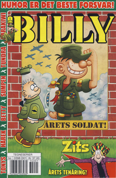 Cover for Billy (Hjemmet / Egmont, 1998 series) #1/2013