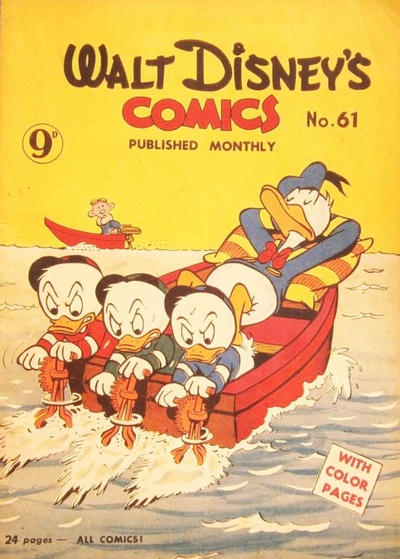 Cover for Walt Disney's Comics (W. G. Publications; Wogan Publications, 1946 series) #61