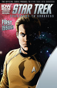 Cover Thumbnail for Star Trek Countdown to Darkness (IDW, 2013 series) #1 [Cover A David Messina]