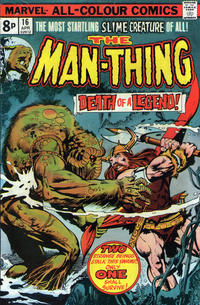 Cover Thumbnail for Man-Thing (Marvel, 1974 series) #16 [British]