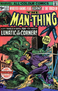 Cover Thumbnail for Man-Thing (Marvel, 1974 series) #21 [British]