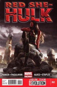 Cover for Red She-Hulk (Marvel, 2012 series) #62