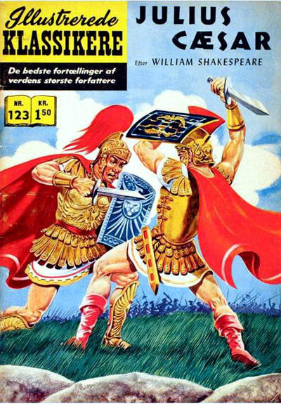 Cover for Illustrerede Klassikere (I.K. [Illustrerede klassikere], 1956 series) #123 - Julius Cæsar
