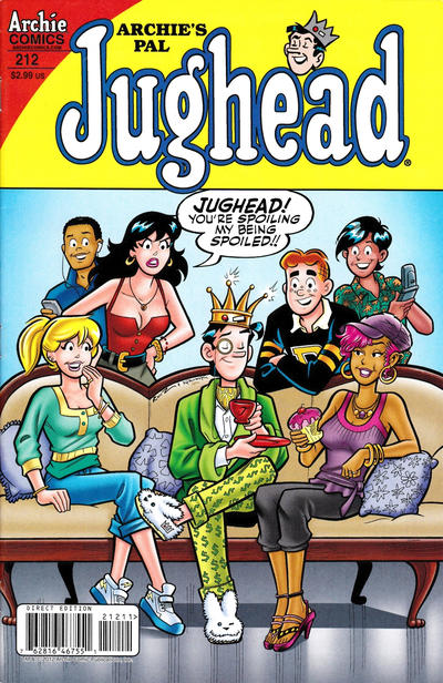 Cover for Archie's Pal Jughead Comics (Archie, 1993 series) #212