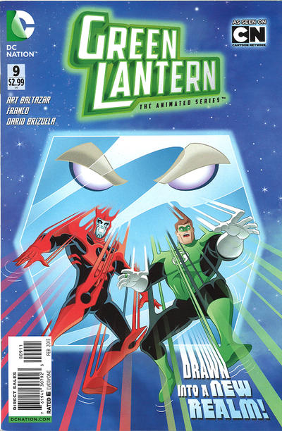 Cover for Green Lantern: The Animated Series (DC, 2012 series) #9 [Direct Sales]
