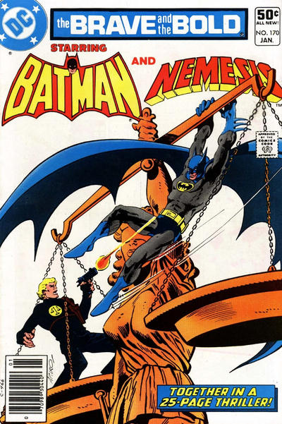 Cover for The Brave and the Bold (DC, 1955 series) #170 [Newsstand]