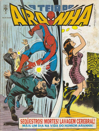 Cover for A Teia do Aranha (Editora Abril, 1989 series) #3
