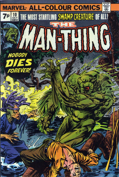 Cover for Man-Thing (Marvel, 1974 series) #10