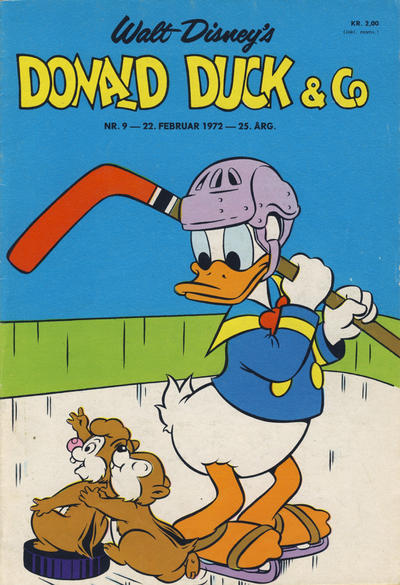 Cover for Donald Duck & Co (Hjemmet / Egmont, 1948 series) #9/1972