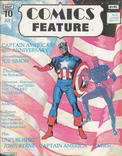 Cover for Comics Feature (New Media Publishing, 1980 series) #10