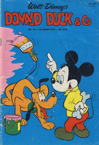 Cover for Donald Duck & Co (Hjemmet / Egmont, 1948 series) #12/1972