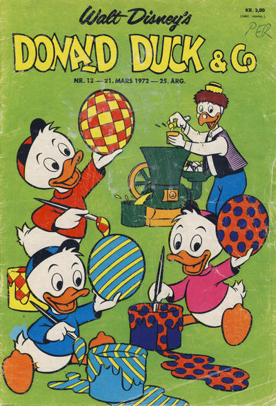 Cover for Donald Duck & Co (Hjemmet / Egmont, 1948 series) #13/1972