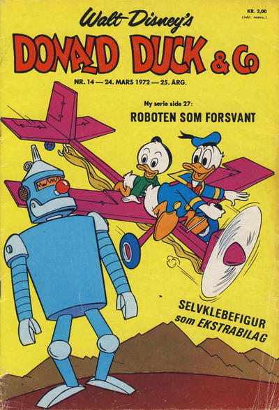 Cover for Donald Duck & Co (Hjemmet / Egmont, 1948 series) #14/1972