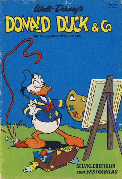 Cover for Donald Duck & Co (Hjemmet / Egmont, 1948 series) #15/1972