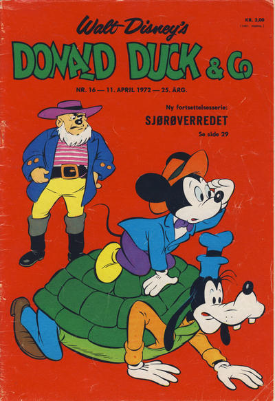 Cover for Donald Duck & Co (Hjemmet / Egmont, 1948 series) #16/1972