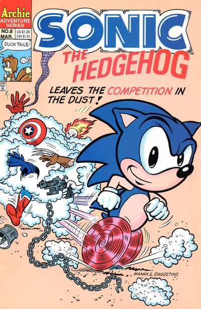 Cover for Sonic the Hedgehog (Archie, 1993 series) #8 [Direct]