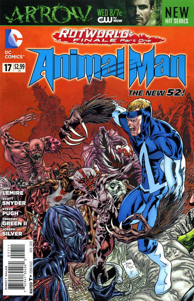 Cover for Animal Man (DC, 2011 series) #17