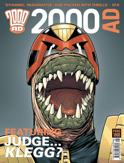 Cover for 2000 AD (Rebellion, 2001 series) #1808