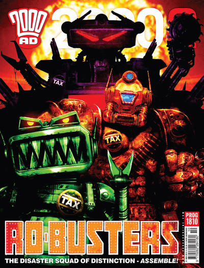 Cover for 2000 AD (Rebellion, 2001 series) #1810