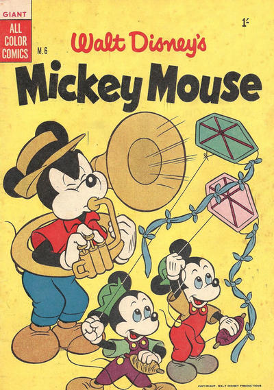 Cover for Walt Disney's Mickey Mouse (W. G. Publications; Wogan Publications, 1956 series) #6