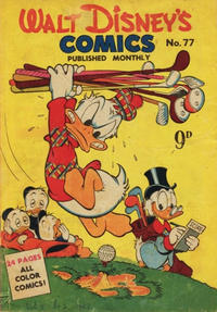 Cover Thumbnail for Walt Disney's Comics (W. G. Publications; Wogan Publications, 1946 series) #77