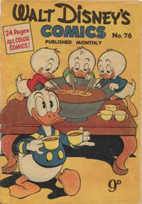 Cover Thumbnail for Walt Disney's Comics (W. G. Publications; Wogan Publications, 1946 series) #76