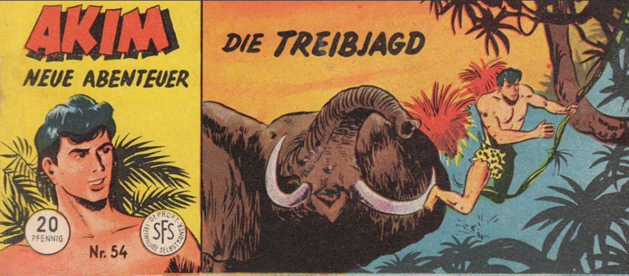 Cover for Akim Neue Abenteuer (Lehning, 1956 series) #54