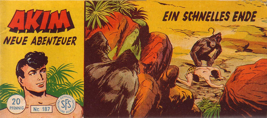 Cover for Akim Neue Abenteuer (Lehning, 1956 series) #187