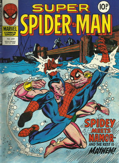 Cover for Super Spider-Man (Marvel UK, 1976 series) #277