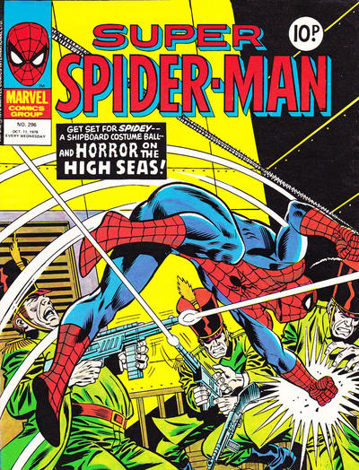 Cover for Super Spider-Man (Marvel UK, 1976 series) #296