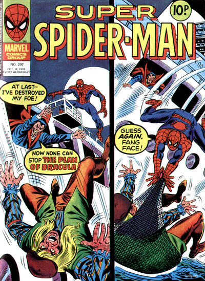 Cover for Super Spider-Man (Marvel UK, 1976 series) #297